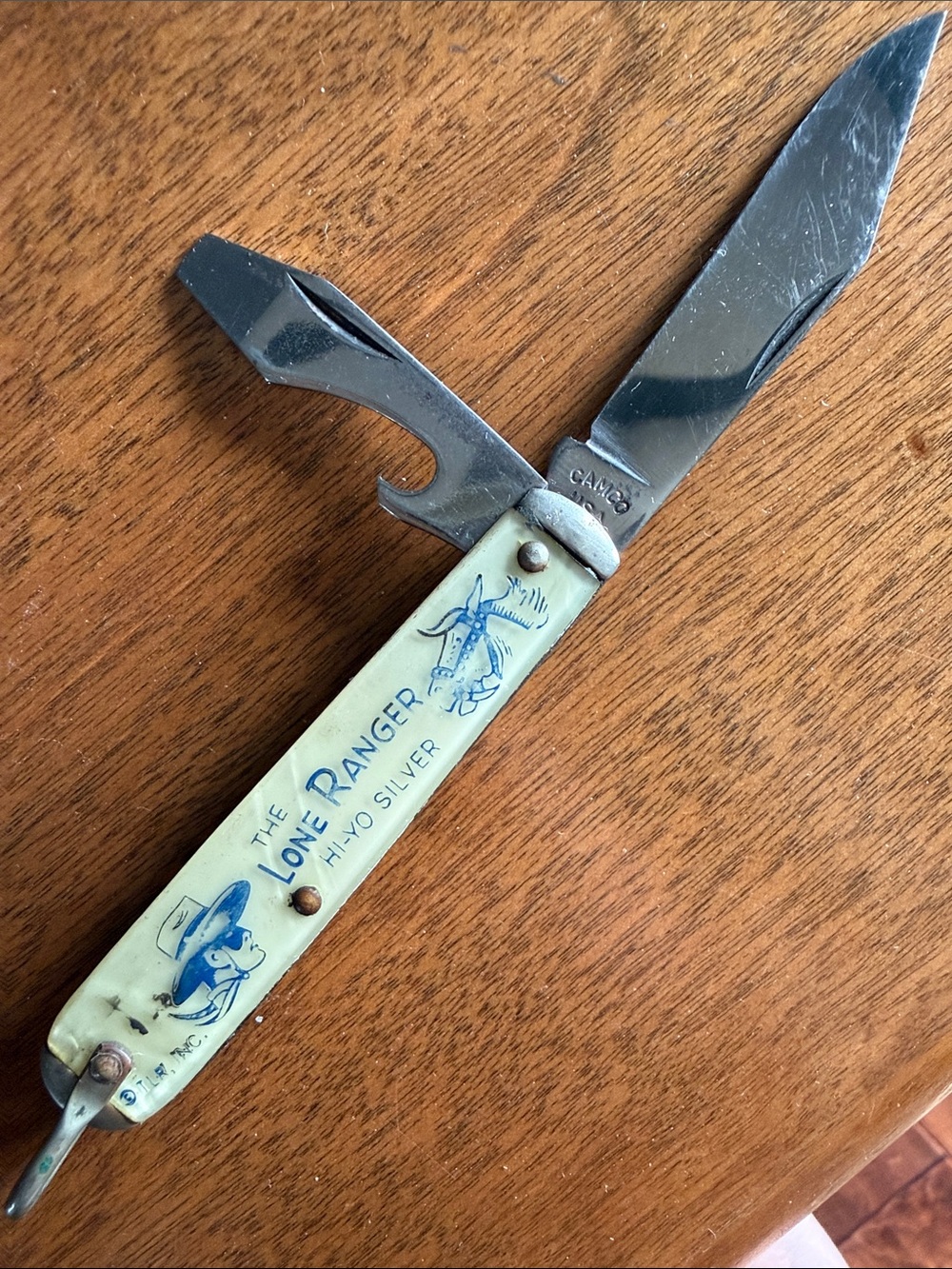 Vintage Camco "Lone Ranger Hi-Yo Silver" Pocket Lnife